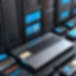 Visual representation of storage consumption on a computer