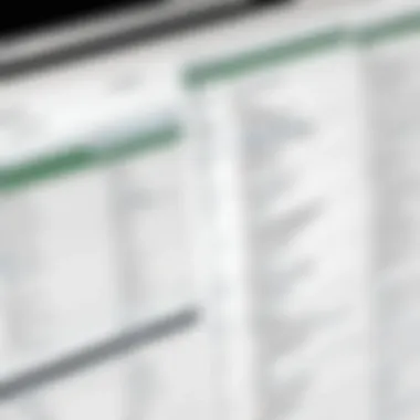Organized Database for Project Management A visually organized database showcasing project timelines and resources