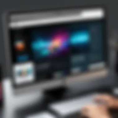 Creative Web Design Mockup Creative web design mockup created with Adobe InDesign