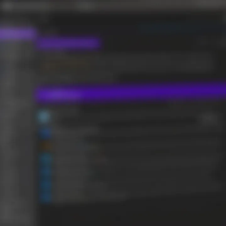 A detailed view of installation settings for Visual Studio Assist