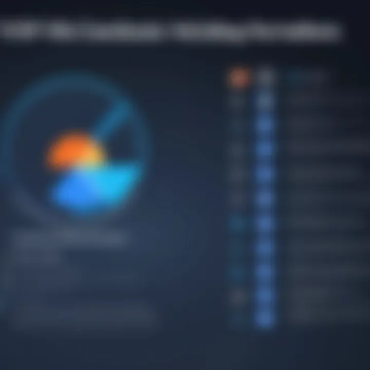 Chart comparing VoIP providers